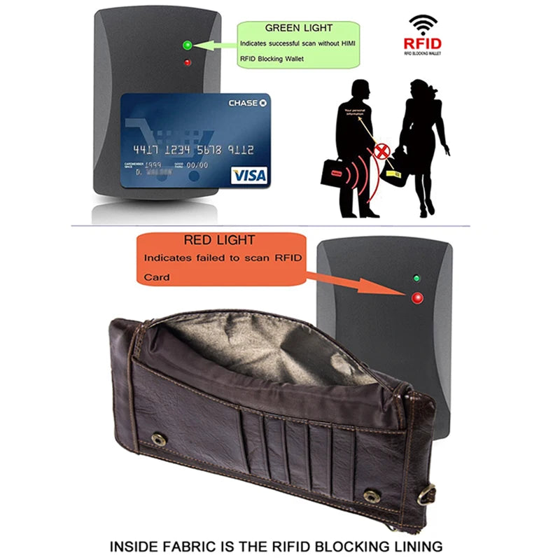 2022 Men Wallet Clutch Genuine Leather Brand Rfid Wallet Male Organizer Cell Phone Clutch Bag Long Coin Purse Free Engrave