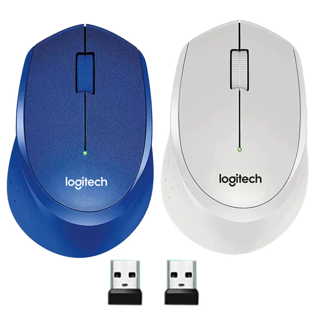 Logitech M330 Wireless Mouse 1/2pcs Gaming Mouse 2.4GHz 1000 DPI 3 Buttons Silent Optical Mice For Mac/PC Computer Laptop
