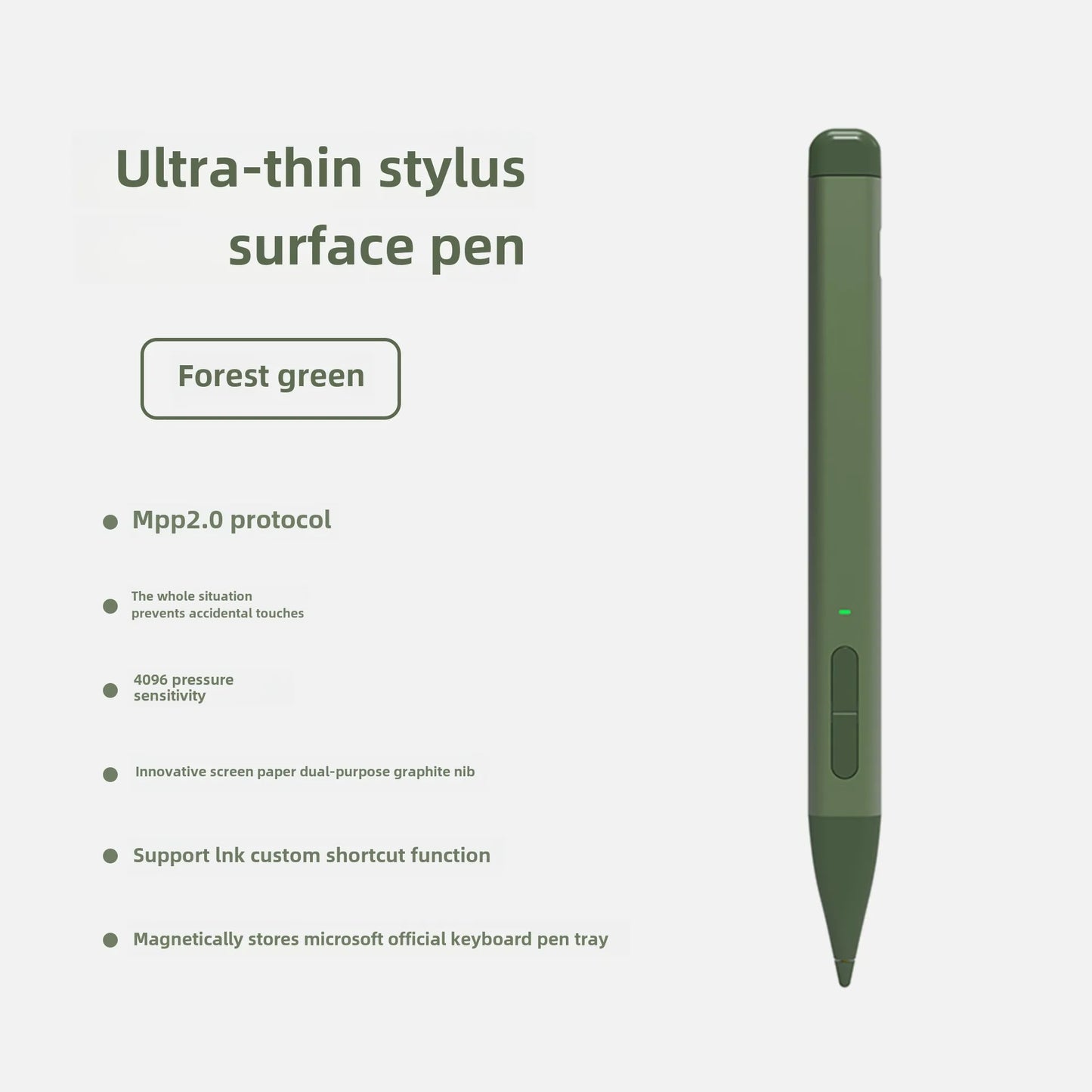 Slim pen 2 for Surface Pro 10 4096 palm rejection ink Stylus pencil for Surface Pro 11 Laptop studio 2 duo 2 ASUS HP DELL
