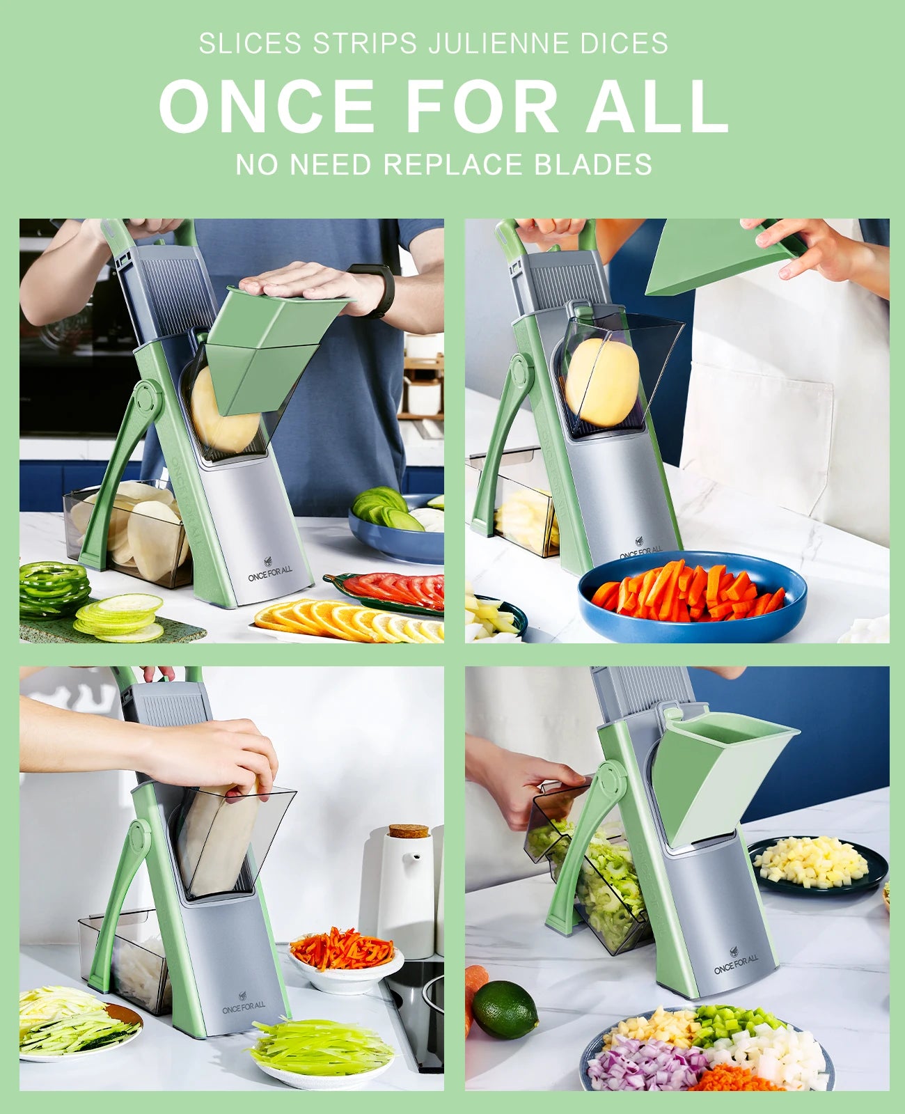 Kitchen Accessories Vegetable Grater Mandoline for Cutting Professional Vegetables Lemon Slicing Salad Chopper Kitchen Tools