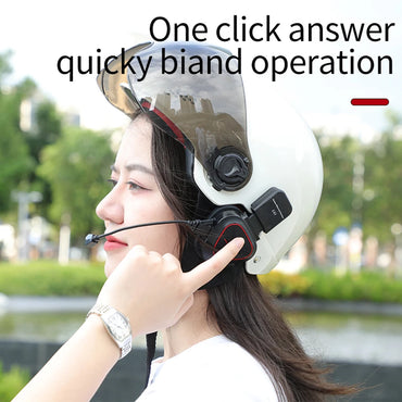 LX1 Motorcycle Summer Helmet Special Headset Bluetooth Takeaway Headset Smart Noise Cancelling Motorcycle Helmet Headphones