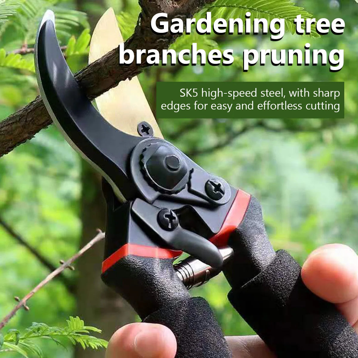Garden Pruning Shears Plant Trim Horticulture Hand Pruner Shrub Garden Scissor Orchard Branch Shear Professional Pruning Tool
