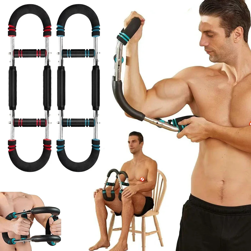 Twister Arm Trainer Adjustable Arm Trainer Detachable U-Shaped Portable Power Twister Bar Power Twist Arm Trainer Indoor Workout