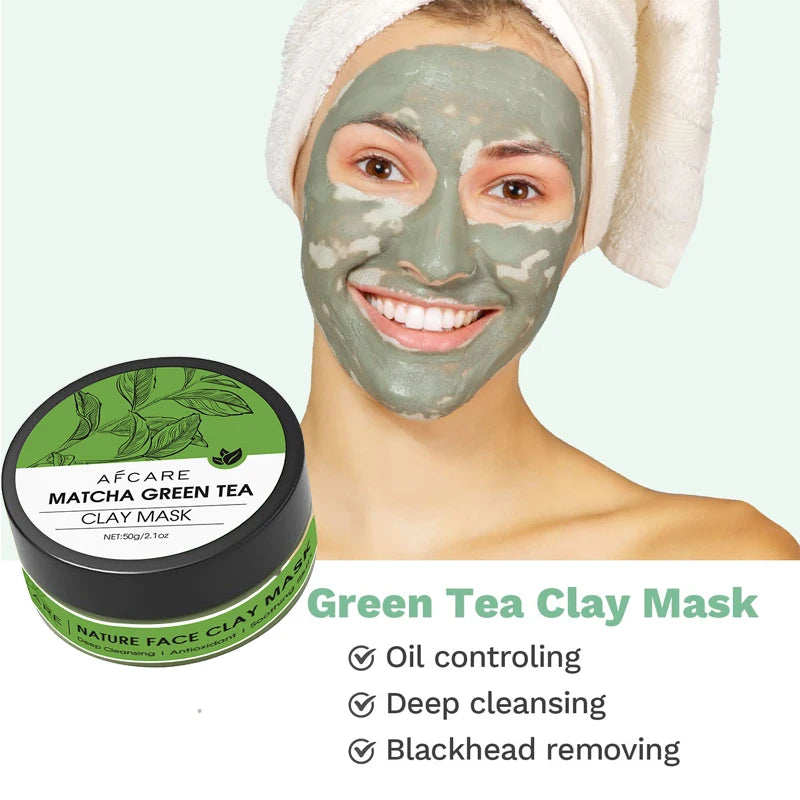 New 4Pcs Clay Mask Set Vitamin C Turmeric Clay Mask Dead Sea Mud Face Masks Skincare for Deep Cleansing Pores Moisturizing 320g
