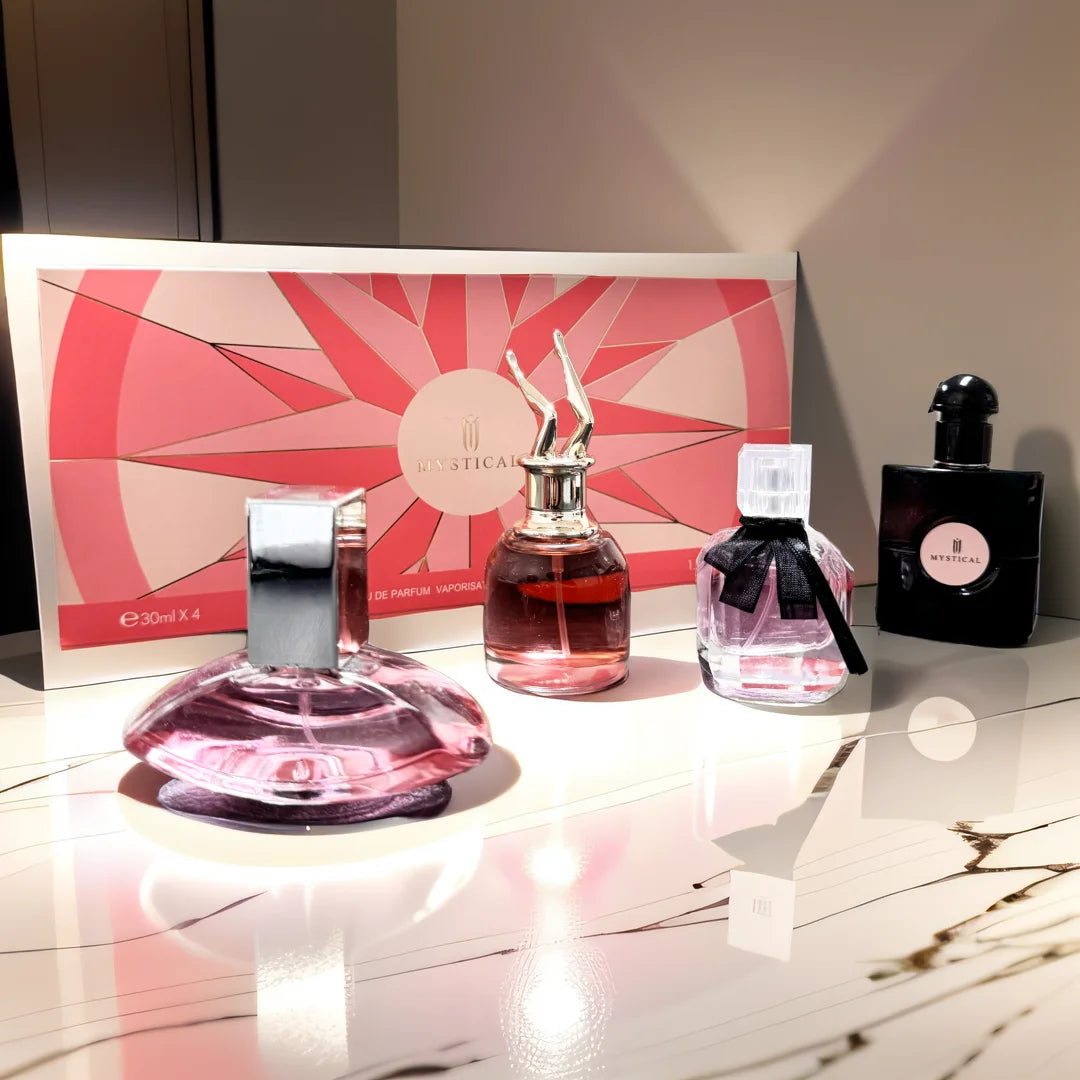 MYSTICAL Women's perfume gift set, Mother's Day, Christmas, Valentine's Day gift, light fragrance, lasting fresh, suitable for d