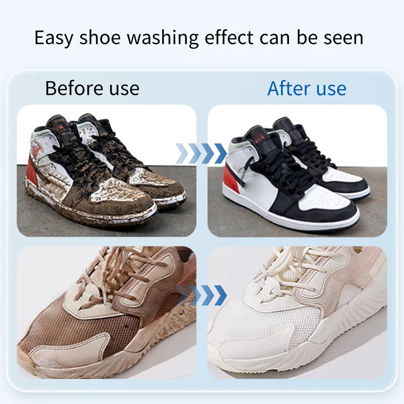 White Shoe Cleaner, Shoe Cleaning Artifact, Shoe Cleaning Agent, Decontamination, Whitening, Yellowing Foam, Shoe Polishing, Multi-Functional Cleaner