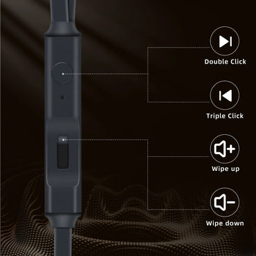 OKCSC Retro 3 pro Wired Earphones 40mm Drive Open End HiFi Headset 3.5mm Plug with Microphone Wired Headphones 3rd Generation