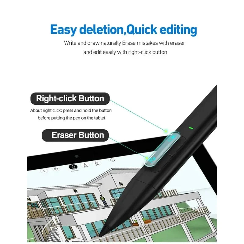 Slim pen 2 for Surface Pro 10 4096 palm rejection ink Stylus pencil for Surface Pro 11 Laptop studio 2 duo 2 ASUS HP DELL