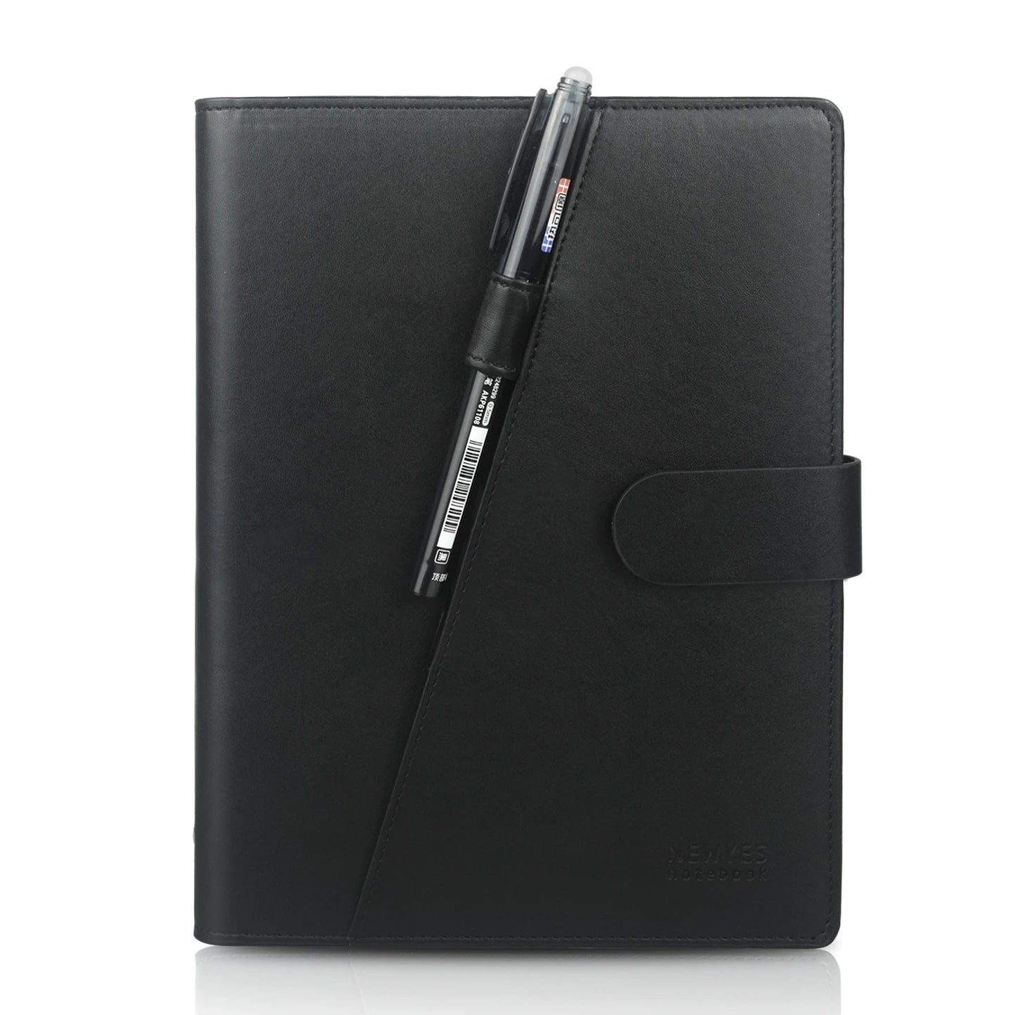 Dropshipping Smart Erasable Notebook Leather Paper Reusable Wirebound Notebook Cloud Storage Flash Storage Lined With Pen