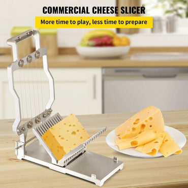 "Cheese cutter – 1cm/2cm wires, aluminum alloy. Commercial/kitchen use."