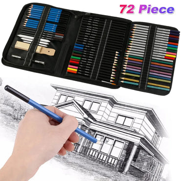 Drawing Pencils Set Colored Pencil and Sketch Pencils Drawing Kit Charcoal Oil Colored Pencil For Students Painting Art Supplies