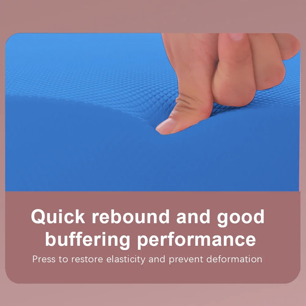 Yoga Balance Pad Anti Slip Exercise Balance Pad Thickened Fitness Balancing Pad Foam Cushion Mat for Physical Therapy