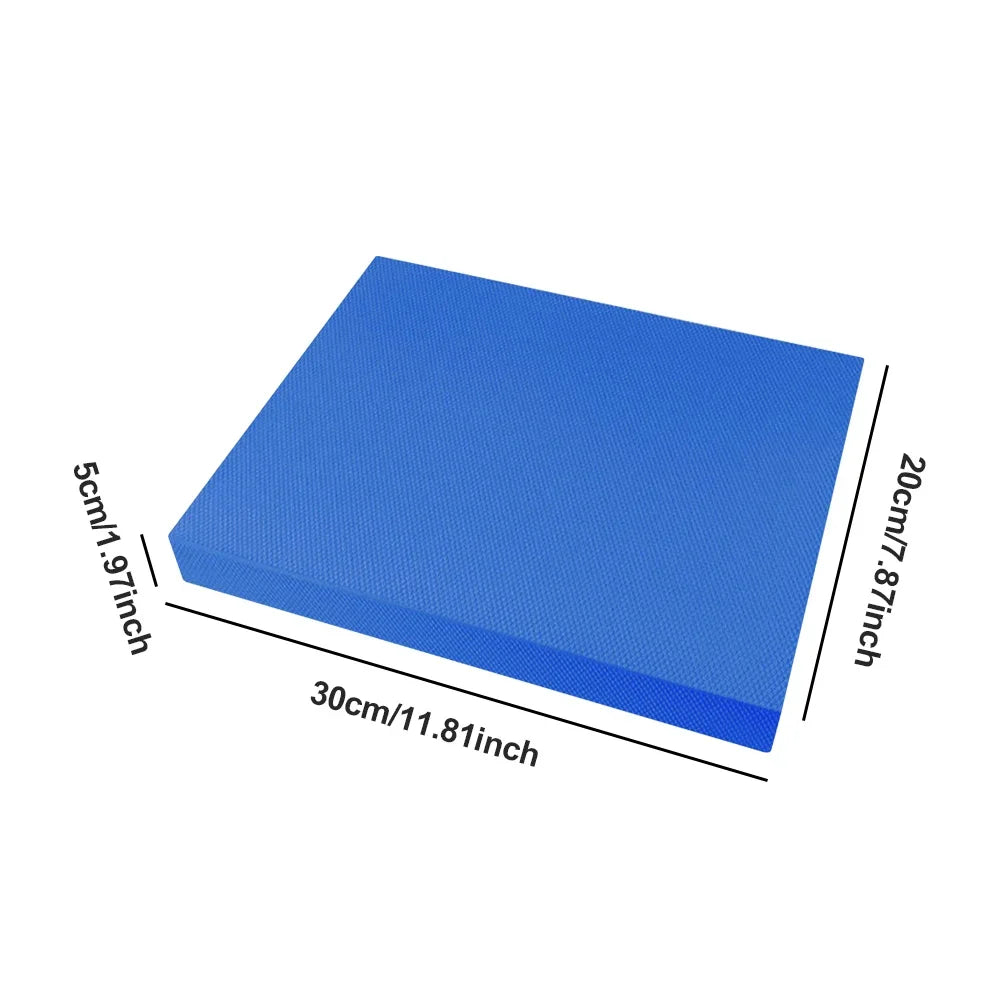 Yoga Balance Pad Anti Slip Exercise Balance Pad Thickened Fitness Balancing Pad Foam Cushion Mat for Physical Therapy