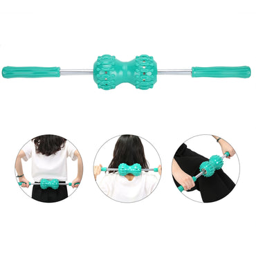 Muscle Massage Roller Multifunctional Magnet Massage Roller Back Shoulder Muscle Relief Acupressure Roller Massager