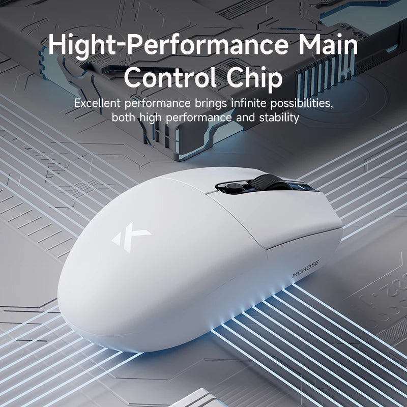 MCHOSE G3 Gaming Mouse Buletooth 2.4G Paw3311 12000DPI Tri-mode Wireless Lightweight Mouse Ergonomics Gamer Laptop PC