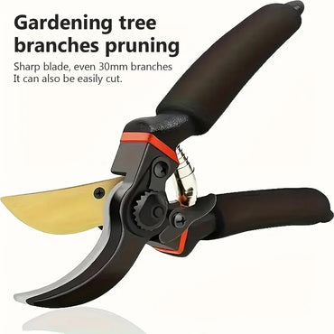 Garden Pruning Shears Plant Trim Horticulture Hand Pruner Shrub Garden Scissor Orchard Branch Shear Professional Pruning Tool