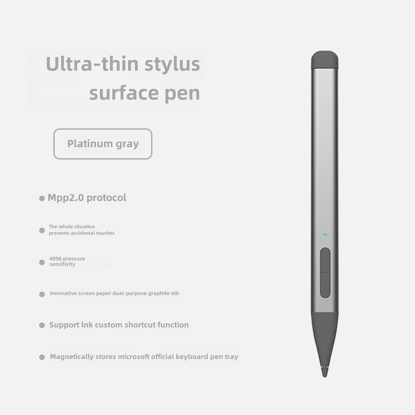 Slim pen 2 for Surface Pro 10 4096 palm rejection ink Stylus pencil for Surface Pro 11 Laptop studio 2 duo 2 ASUS HP DELL