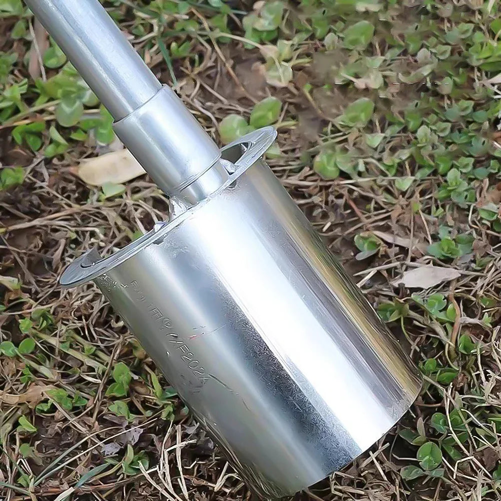 Plant And Fruit Tree Seedling Transplanter Stainless Steel Handheld Garden Barrel Transplanter Planting Tool