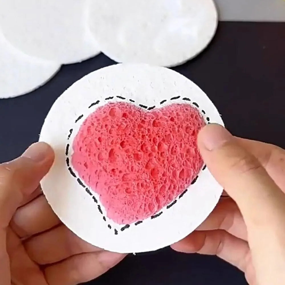 30Pcs 3D Drawing Magic Canvas Sponge with Water Brush DIY Kids Painting Paper 3D Art Drawing Paper
