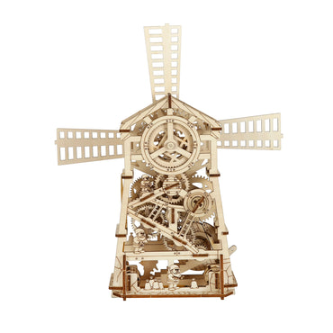 Dutch windmill Model DIY 3D Wooden Puzzle Building Block Kits Assembly Toy Birthday Gift For Kids Adult Home Decor