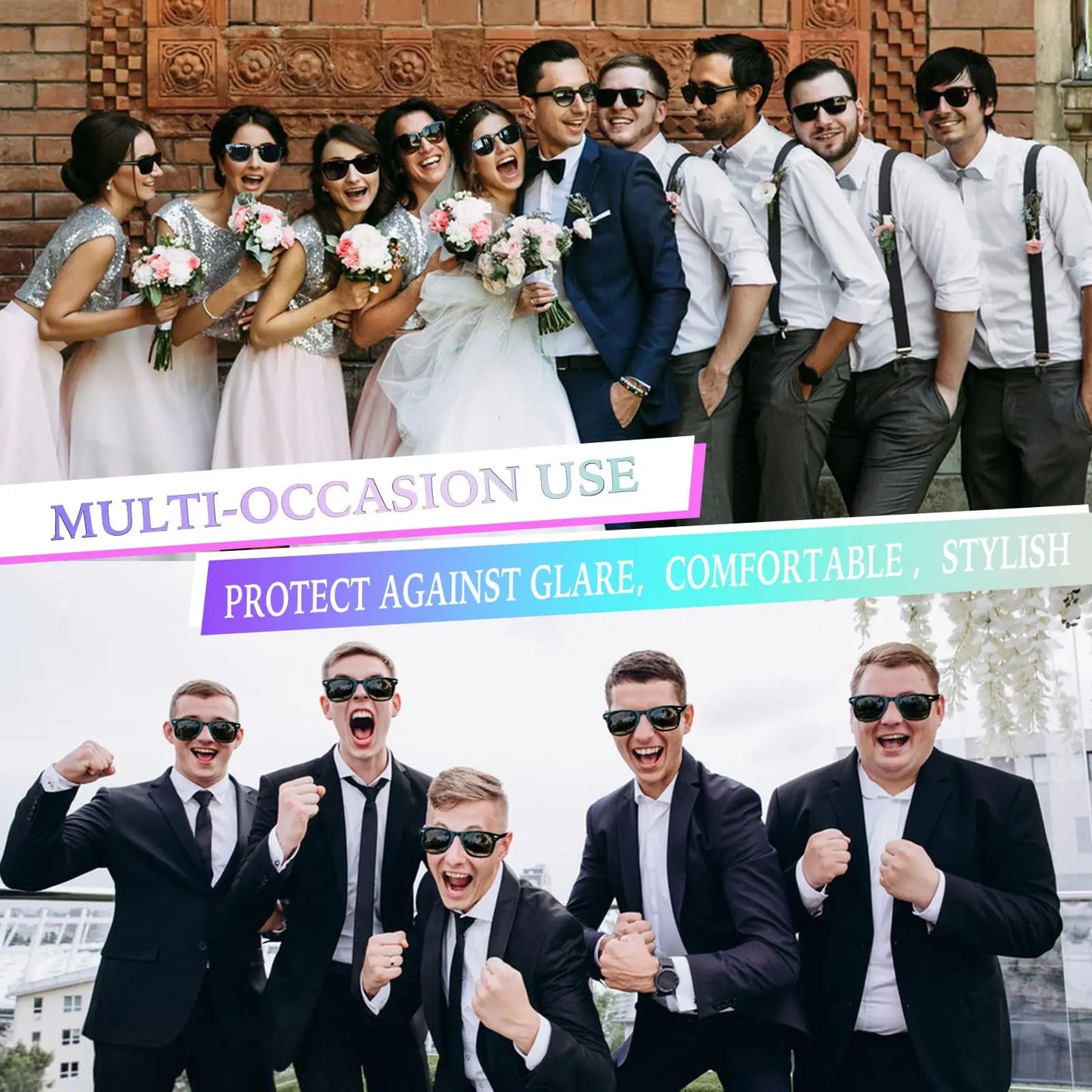12-100Pcs Wedding Sunglasses Heart Shaped Sunglasses Wedding Bridal Shower Decor Bachelorette Hen Party Supplies Bridesmaid Gift