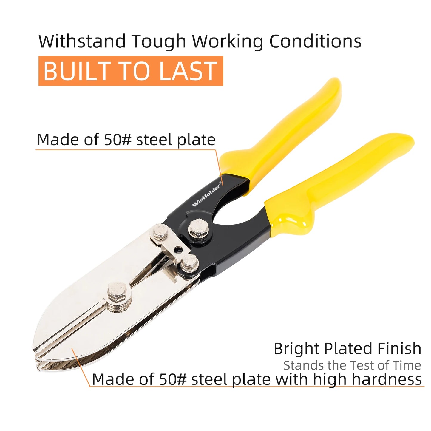 5 Blade Crimper For Stove Pipe Duct HVAC Gutter Sheet Metal Crimping Repair Tool Profession Durable And Reliable Convenient