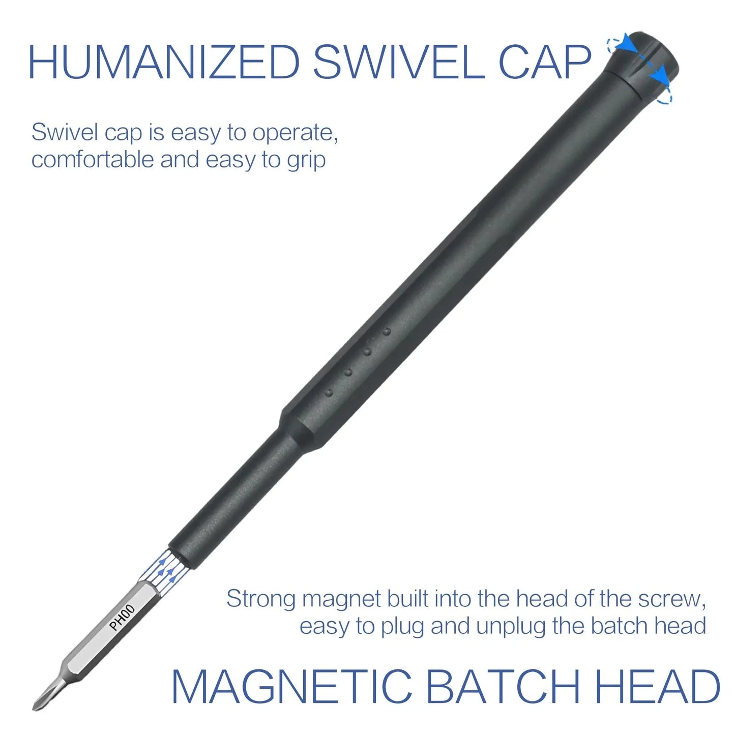 Multifunction Screwdriver Set - S2 Phillips Slotted Precision Bits, Mobile & Notebook Maintenance Tool, Handy Hand Tools