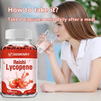 Lycopene Supplement - Prostate and Heart Health, Antioxidants, Bladder and Urinary Tract Health - 120 Capsules