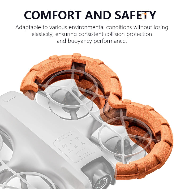 STARTRC Drone Parts Propeller Guard Cover EVA Floating Protector  For DJI NEO Drone Accessories Anti-Collision Ring