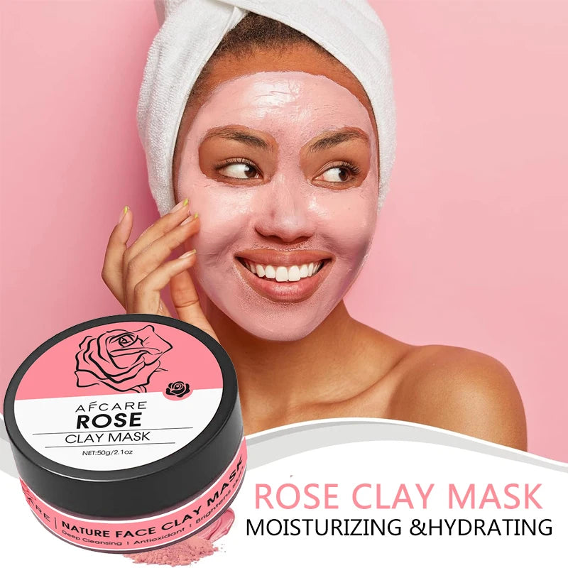 New 4Pcs Clay Mask Set Vitamin C Turmeric Clay Mask Dead Sea Mud  Face Masks Skincare for Deep Cleansing Pores Moisturizing 320g