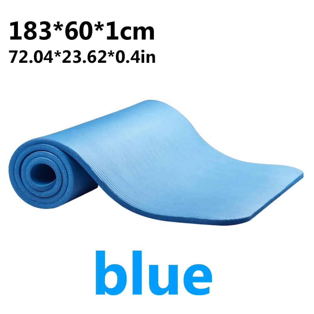 High-density sports yoga mat with shoulder straps Yoga mat non-slip Pilates fitness mat home exercise sports mat