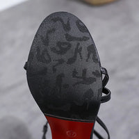 Oulylan 2024 Women Sandals Open Toe Simple Style Office  Summer Narrow Band Sex High Heels Modern Footwear Lady Sandals