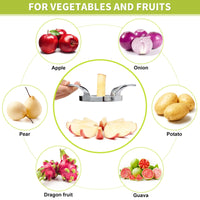 Upgraded 12 Blades Apple Slicer and Corer,Stainless Steel Ultra-Sharp Fruit Slicer Cutter Tools Kitchen Accessories