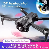 Z908Pro Max 8K HD GPS Drone Dual Camera Brushless Motor Optical Flow Obstacle Avoidance Foldable Quadcopter 9000M RC Distance