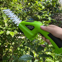 2 in 1 Cordless Grass Shear 2000mAh Battery Electric Grass Trimmer 7.2V Weeding Pruning Saw Shrub Shear Grass Weeding Mower Tool