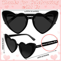 12-100Pcs Wedding Sunglasses Heart Shaped Sunglasses Wedding Bridal Shower Decor Bachelorette Hen Party Supplies Bridesmaid Gift
