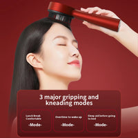 Electric Hair Regrowth Brush with Infrared Light Machine Acupoint Scalp Massage Anti-Hair Loss Exercise Hair Scrubber Combs