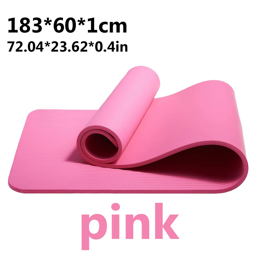 High-density sports yoga mat with shoulder straps Yoga mat non-slip Pilates fitness mat home exercise sports mat