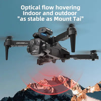 The C10 Quad-axis Folding 360° Obstacle Avoidance Drone Is Equipped With 2 Batteries, Optical Flow Positioning, And Remote Contr