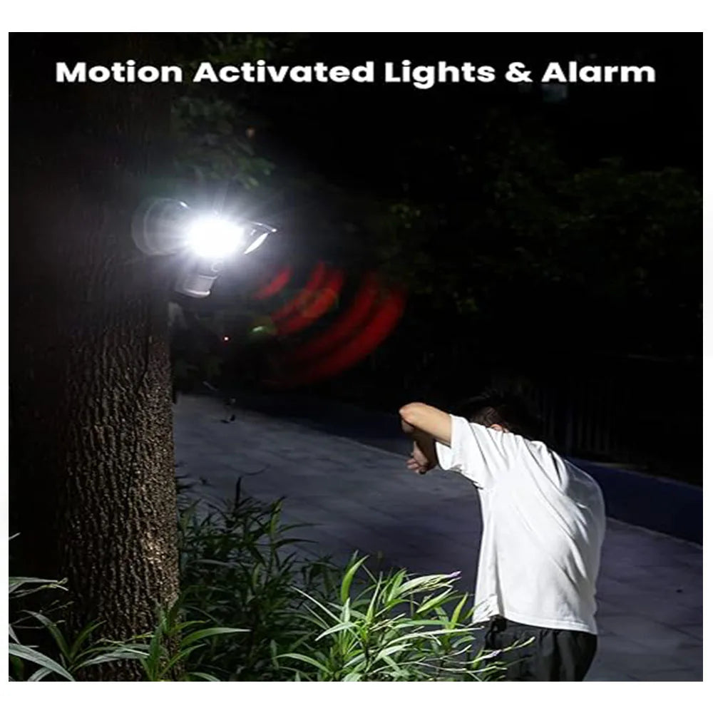 ieGeek 2K Wired Floodlight Security Camera, Outdoor  with Motion Sensor Cam,Color Night Vision, 110dB Siren, 2 Way Audio