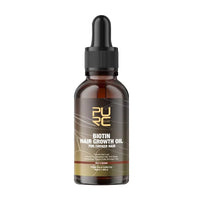 PURC Biotin Hair Growth Oil Shampoo Conditioner Sets Smoothing Anti-Hair Loss Scalp Treatment Hair Care Products for Men Women