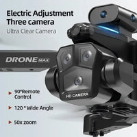 The C10 Quad-axis Folding 360° Obstacle Avoidance Drone Is Equipped With 2 Batteries, Optical Flow Positioning, And Remote Contr