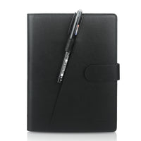 Dropshipping Smart Erasable Notebook Leather Paper Reusable Wirebound Notebook Cloud Storage Flash Storage Lined With Pen