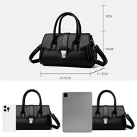 Genuine Brand Soft Pu Leather Small Casual Tote Hand Bags for Mother Quality Women Shoulder Crossbody Messanger Bag Summer Style