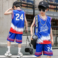 Children Team Training Uniform Kids Basketball Jersey Quick-drying Boy and Girls Comfortable Shirt  Child Sportswear Tracksuits