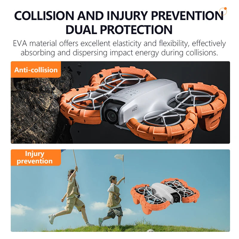 STARTRC Drone Parts Propeller Guard Cover EVA Floating Protector  For DJI NEO Drone Accessories Anti-Collision Ring