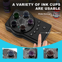 Portable Magnetic Paint Stirrer Anti-sedimentation Tattoo Ink Pigment Stirrer Ink Mixer for Paint Stirring DIY tattoo supplies
