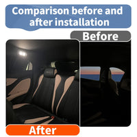2Pcs Armrest Interior Door Handle Lighting Car Rear handle reading light Automatic light on Auto Atmosphere Lamp For BYD Seagull