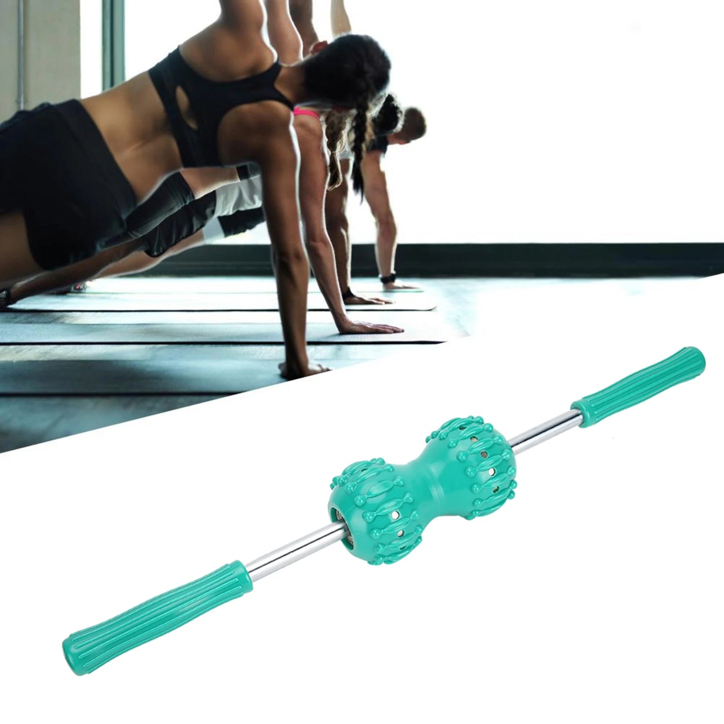 Muscle Massage Roller Multifunctional Magnet Massage Roller Back Shoulder Muscle Relief Acupressure Roller Massager