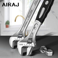 AIRAJ 3Pcs Adjustable Wrench Universal Adjustable Wrench Multifunctional Large Opening Wrench Pipe Wrench Tool Set Hand Tool